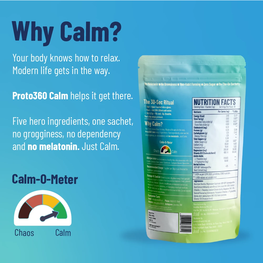 Proto360 Calm - Sleep Better & Stress Less
