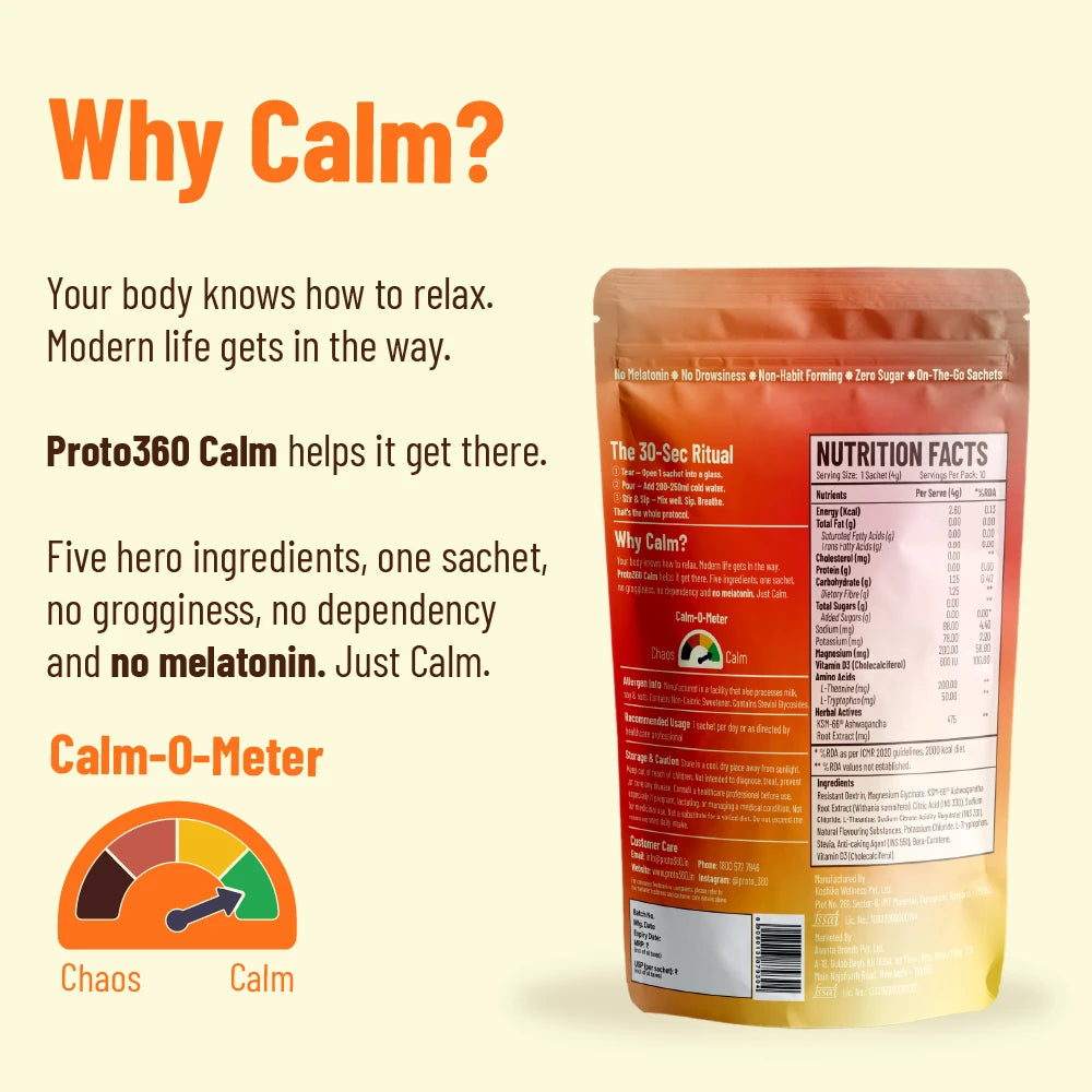 Proto360 Calm - Sleep Better & Stress Less